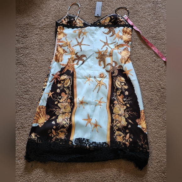 Womens Versace Midlength Seashell Dress - Picture 8 of 10